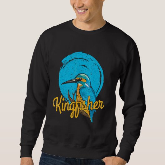 Sweatshirt Kingfisher Bird Design Bird (Devant)