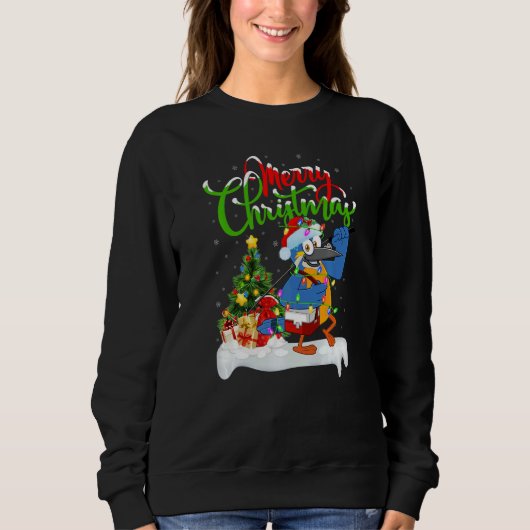 Sweatshirt Kingfisher Bird Xmas Decorations Kingfisher Chris (Devant)