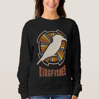 Sweatshirt Kingfisher Vintage Classic Retro Animal Love
