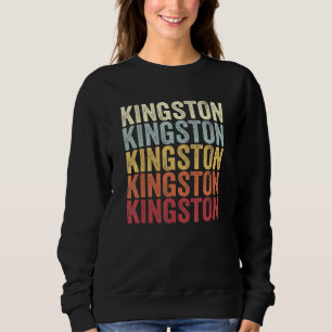 Sweatshirt Kingston Pennsylvanie Kingston PA Rétro Vintage Te