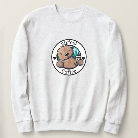 Sweatshirt KiniArt Bigfoot Café (Design devant)