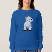 Sweatshirt KiniArt Fluffybutt Westie (Devant)