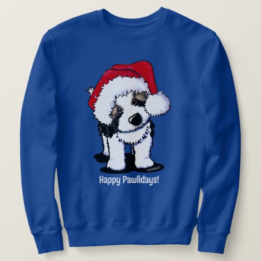 Sweatshirt KiniArt Noël Saint Bernard (Design devant)