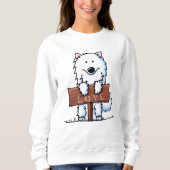Sweatshirt KiniArt Samoyed (Devant)