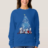 Sweatshirt KiniArt Westie Terrier Noël (Devant)