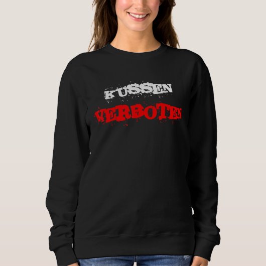 Sweatshirt Kiss Forbidden (Devant)