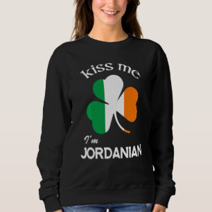 Sweatshirt Kiss Me I M Shamrock jordanien Jordan St Patrick