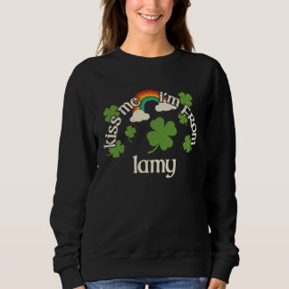 Sweatshirt Kiss Me Shamrock  City St Patrick's Day Lamy