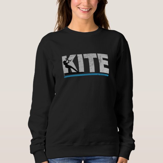 Sweatshirt Kite Kitesurfer Kitesurfing Surf Retro Cadeau (Devant)