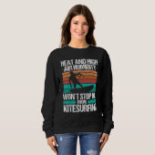Sweatshirt Kiteboarding Heat Funny Kiteboarder Kitesurfer Win (Devant entier)