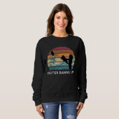 Sweatshirt Kitesurfing Vintage Sunset Beach Surfing Outer Ban (Devant entier)