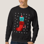 Sweatshirt Kitten En Humour De Coq Vilain Chat Paws Neige (Devant)