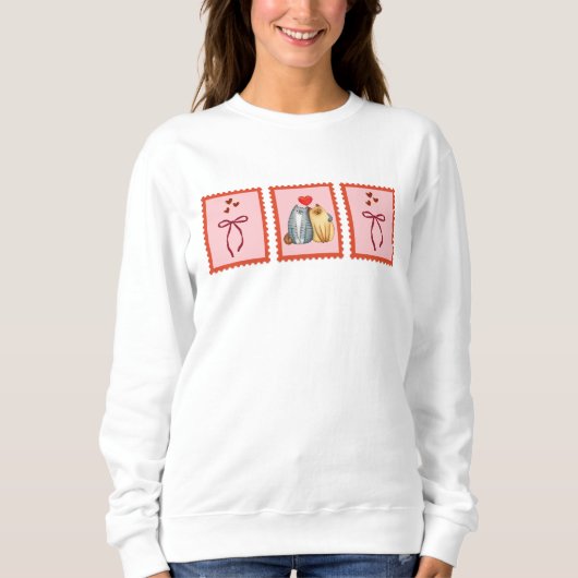 Sweatshirt Kittens in love (Devant)