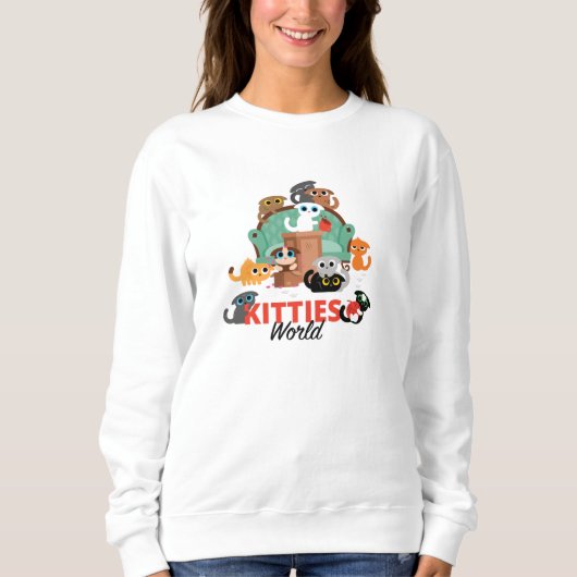 Sweatshirt Kitties World (Devant)