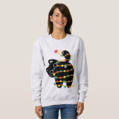 Sweatshirt kitty butt funny cat lover kitten catmas  (Devant entier)