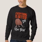 Sweatshirt Kiwi Bird better with New Zealand Kiwi Bird (Devant)