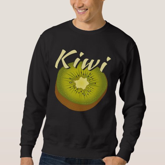 Sweatshirt KIWI Fruit Fruit Vitamins Vegan Kiwi (Devant)