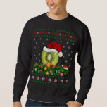 Sweatshirt Kiwi Fruit Lover Xmas Santa Hat Ugly Kiwi Christma<br><div class="desc">Kiwi Fruit Lover Xmas Santa Hat Ugly Kiwi Noël</div>