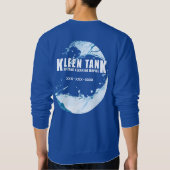 Sweatshirt Kleen Tank - #2 White on Blue Customizable Phone (Dos)