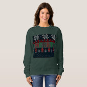 Sweatshirt Knit Joyeux Noël (Devant entier)