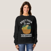 Sweatshirt Knitting Love Hobby Yarn Crochet Crocheting needle (Devant entier)