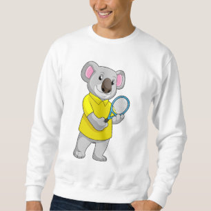 Sweatshirt Koala à Tennis avec raquette de tennis