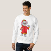 Sweatshirt Koala as Firefighter with Helmet (Devant entier)