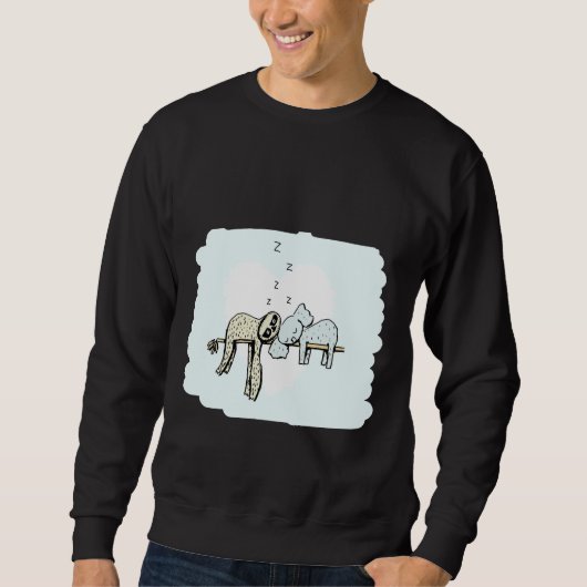 Sweatshirt Koala Et Sloth Dormissent (Devant)