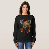 Sweatshirt Koala Feuilles d'Automne Illustration Colorée Ani (Devant entier)