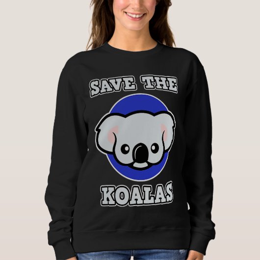 Sweatshirt Koala for Men and Women  Save the Koalas (Devant)
