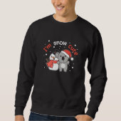 Sweatshirt Koala I'm Snow Cute Snowman Snow Pun (Devant)
