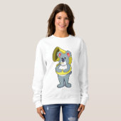 Sweatshirt Koala ours à Musique avec Saxophone.PNG (Devant entier)