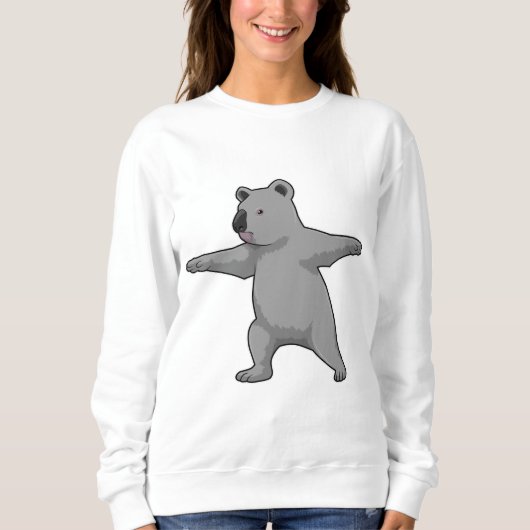 Sweatshirt Koala ours au Yoga Fitness (Devant)