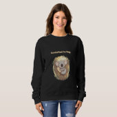 Sweatshirt *"Koalafied pour la sieste – Koala mignon endormi  (Devant entier)