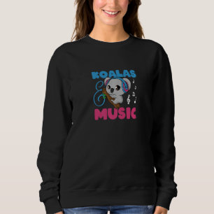 Sweatshirt Koalas Et Notes Musiciennes Chanteur Eucalyptus