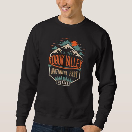 Sweatshirt Kobuk Valley National Park Alaska Tavel Vintage (Devant)