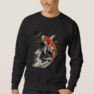 Sweatshirt Koi Fish Asiatique Carpe Japonaise Koi Carp Fish N