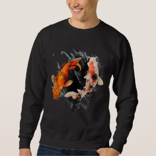 Sweatshirt Koi Fish I Koi Carp Pond Japon tatouage