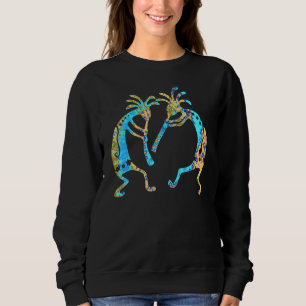 Sweatshirt Kokopelli Musicans Amis Duo 2 - Amusants