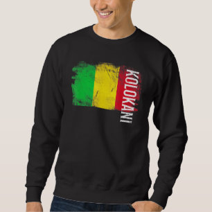 Sweatshirt Kolokani Mali Drapeau Pour Maliens Hommes Femmes E