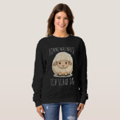 Sweatshirt Komme Was Wolle Ich Sheep The Depression Sheep (Devant entier)