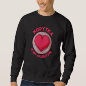 Sweatshirt Kopytka Is My Valentine Potato Dumpling Polish Foo (Devant)