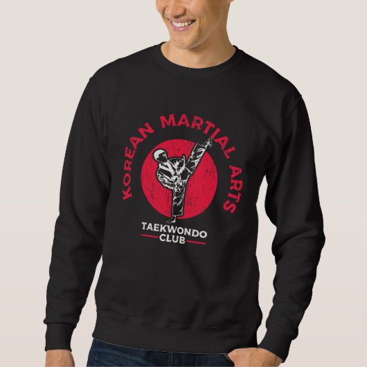 Sweatshirt Korean Martial Taekwondo Club (Devant)