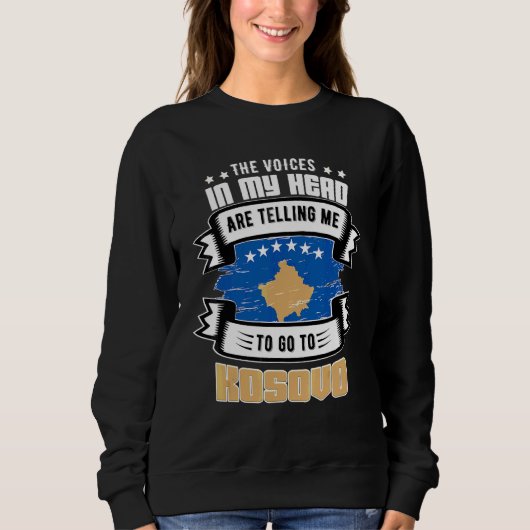 Sweatshirt Kosovo Dans Ma Tête (Devant)