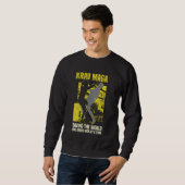 Sweatshirt Krav Maga Martial Arts Fighting (Devant entier)