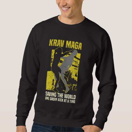 Sweatshirt Krav Maga Martial Arts Fighting (Devant)