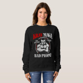 Sweatshirt Krav Maga Mauvaises Personnes (Devant entier)