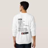 Sweatshirt Krystal célèbre (Dos entier)