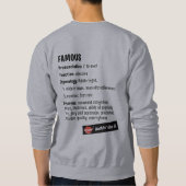 Sweatshirt Krystal célèbre (Dos)