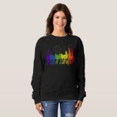 Sweatshirt Kuala Lumpur Pride Skyline Pride Parade Kuala Lum (Devant entier)